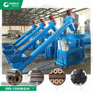 2023 Popular Sawdust Wood Sugarcane Bagasse Coconut Shell Biomass Briquette Machine for Briquetting Peanut,Coffee Ground