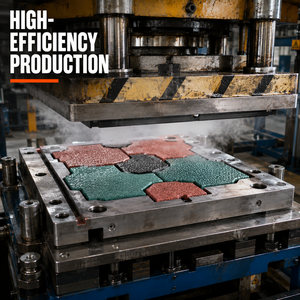 Molde de Acero de Alta Precisión para Producción de Baldosas de Caucho, Mecanizado CNC Personalizado, Servicio OEM - Product Image 2