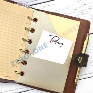 Personalizado grosso papelão bolso inserir com slot A7 anel fichário para planejador <span class=keywords><strong>note</strong></span> book - Product Image 5