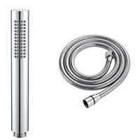 Ensemble de douche à main Weihao en laiton noir, avec douchette murale et tuyau en acier inoxydable de 1,5 m pour salle de bain