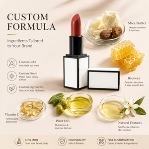 Lápiz Labial Cuadrado <span class=keywords><strong>de</strong></span> Lujo <span class=keywords><strong>de</strong></span> Marca Privada, Logotipo Personalizado, Estuche con Textura Acanalada, Acabado Mate Aterciopelado, Larga Duración, Vegano, <span class=keywords><strong>Maquillaje</strong></span> OEM - Product Image 5