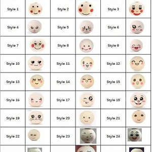 Cuentas de madera con expresión de cara sonriente y agujero para pulseras, collares, joyería, macramé, artesanías para el cabello y decoración navideña DIY - Product Image 4