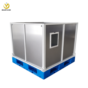 ארגז משטחים מתקפל ממתכת לאחסון במחסן, מתוצרת ייליאן-אינדסטריאל - Product Image 4