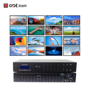 Commutateur matriciel HDMI 16x16 avec prise en charge EDID, commutateurs matriciels vidéo HD avec 16 entrées et 16 sorties, dotés de contrôle par port RS232/réseau - Product Image 1