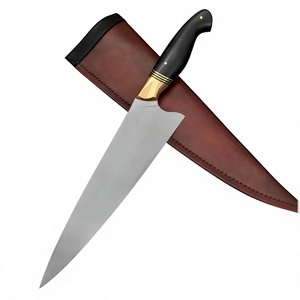 Couteau de chef professionnel en acier Damas, vente flash, avec manche en bois antidérapant, prix bas, pour usage en cuisine - Product Image 1