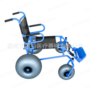 Silla de Ruedas Manual para Playa RAGON-IEC Longshizhou, Ruedas Extra Grandes, Plegable, para Uso en Exteriores, para Personas Mayores - Product Image 3