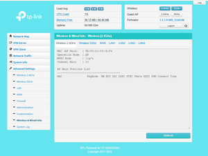 Routeur WiFi <span class=keywords><strong>TP</strong></span>-<span class=keywords><strong>Link</strong></span> TL-WDR5620 d'Occasion Version Gigabit Double Bande <span class=keywords><strong>AC1200</strong></span>, 4 Antennes 5 dBi, Firmware Anglais, pour TPE/PME - Product Image 6