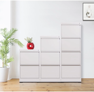 Custom Easy Assembly Steel Office Filing <b>Cabinet</b> 4-<b>Drawer</b> Durable Large Capacity <b>Storage</b> for Workshop Gym - Product Image 4