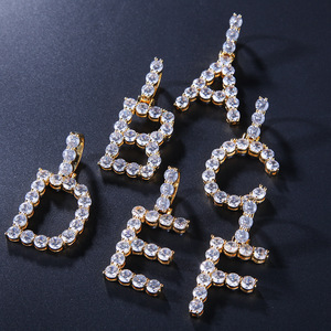 Nome personalizzato <span class=keywords><strong>collana</strong></span> piatto di <span class=keywords><strong>oro</strong></span> per le donne Hip hop della <span class=keywords><strong>collana</strong></span> dei monili - Product Image 1