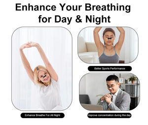 Bandes nasales sans médicaments Bandes nasales respirantes pour soulager l'apnée du sommeil - Product Image 4