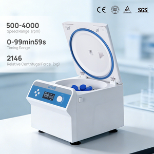 Instrumento <span class=keywords><strong>de</strong></span> laboratorio 4000RPM 4x100 <span class=keywords><strong>mL</strong></span> Pantalla LCD Centrífuga <span class=keywords><strong>de</strong></span> escritorio <span class=keywords><strong>de</strong></span> baja velocidad <span class=keywords><strong>de</strong></span> gran capacidad - Product Image 4