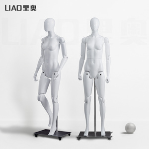 <span class=keywords><strong>Maniquí</strong></span> de Cuerpo Completo Masculino y Femenino de Fibra de Vidrio con Articulaciones Flexibles, Cabeza Multifuncional <span class=keywords><strong>para</strong></span> Deportes, Correr, Sentarse y Exhibición de <span class=keywords><strong>Ropa</strong></span> - Product Image 5