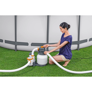 <span class=keywords><strong>Bestway</strong></span> 58497 Bomba de filtro de arena Sistema combinado Bomba de filtro de piscina sobre el suelo Filtro de arena de ahorro de dinero con bomba de agua - Product Image 1
