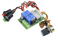 Contrôleur de vitesse de moteur PWM, régulateur de vitesse de moteur, Module relais réversible, 6V-28V, 1203BS, DC 12V 24V 3A 21kHz