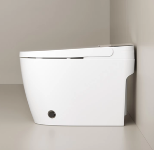Inodoro Inteligente <span class=keywords><strong>MUBI</strong></span> Versión Simple con Sifón en <span class=keywords><strong>S</strong></span> Alargado, Inodoro Sanitario de Cerámica, WC Eléctrico Automático con Bidé Inteligente - Product Image 5