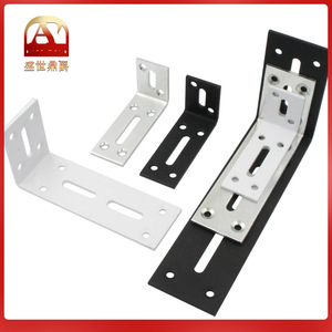 Supports d'angle réglables en acier laminé à froid de 5 mm d'épaisseur, thermolaqués, pour support de tiroir - Product Image 5