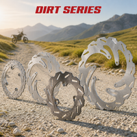 Dirt Bike Motocross AISI Acier Inoxydable 260mm Moto MX Avant Disque De Frein Rotor pour Honda CR CRF250 450