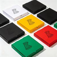 Boîte à pizza en carton ondulé de qualité alimentaire, imprimée sur mesure, format personnalisé, design Caja Para Pizza, Caixa De Pizza