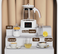Nouvelle Arrivée Portable Bouilloire Électrique LCD Affichage Minuterie Précis Verre Lait Modulateur Automatique Garder Au Chaud Fonction Ménage