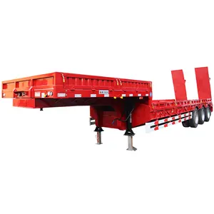 lowbed lowboy semi trailer container truck semi trailer regulated forging slewing ring semi trailer turntable