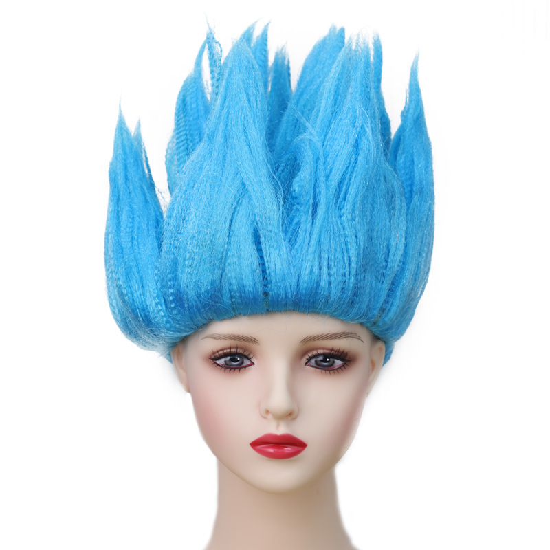 Perruque bleue