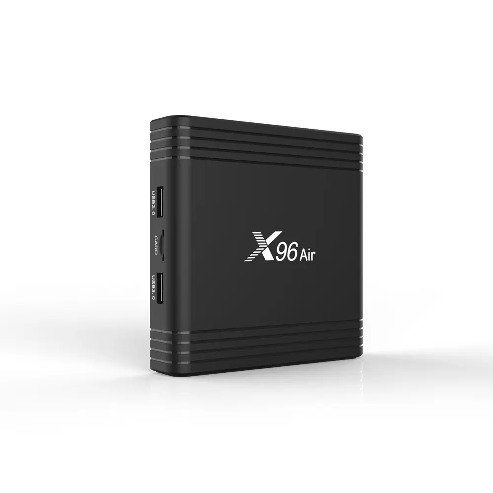 X96 aire 8K Android 9,0 2/4GB 16/32/GB Quad core Dual WiFi USB 3,0 Bluetooth 4,1 reproductor de Google Youtube Smart TV Box