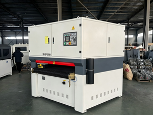 Máquina <span class=keywords><strong>lijadora</strong></span> industrial de banda transportadora para paneles de madera, puertas, gabinetes, pisos, chapa, lijado fino, pulido de madera y metal - Product Image 4