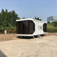 Maison mobile intelligente de parc extérieur Guose, maison en capsule de 40 pieds, maisons préfabriquées modernes de luxe