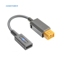 Câble de charge pour WiiU, adaptateur de chargeur femelle de type C, convertisseur d'alimentation de 12cm pour Nintend