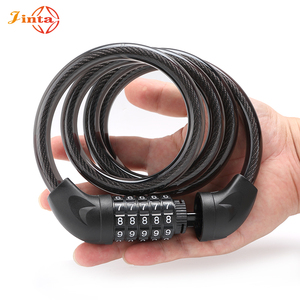 Jinta Hot Bán 1200Mm 5 Chữ Số Kết Hợp Cáp Dây Khóa An Ninh Cao Xe Máy Điện Scooter Khóa Xe Đạp Cáp Khóa - Product Image 2