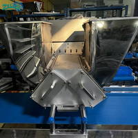 Nouvelle machine à déposer les biscuits bicolores ZL-CO600D avec PLC et servomoteur, machine à biscuits à large bande transporteuse, buse personnalisable, équipement de boulangerie
