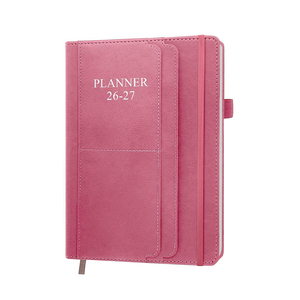 Carnet de budget quotidien 2026 en anglais A5 à spirale pour planification, enregistrement de travail et gestion du temps - Product Image 1