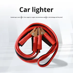 Кабель для запуска двигателя (джамп-стартер) 2 м, 200 А, усиленный, с клеммами для автомобильных аккумуляторов, пусковой кабель для батарей транспортных средств - Product Image 2