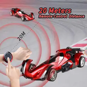 Voice Control Car Wireless 2.4G Remote Voice Control Racing Car 3 Modes Wrist Watch Include Custom Voice Command Controllers