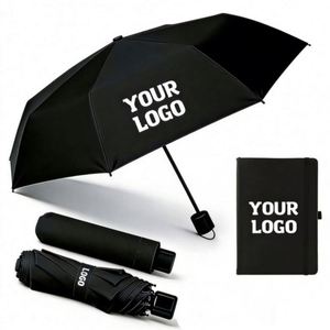 Wholesale <b>Foldable</b> Sun and Rain With Logo Promo Business Gift Outdoor Travel Couples Adult Folding <b>Umbrella</b> - Product Image 1