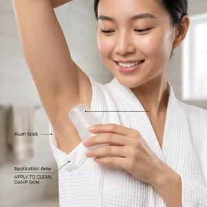 Natural Underarm Potassium Alum Deodorant Stone Potash Potassium Antiperspirant Crystal Deodorant Natural Mineral <strong>Salt</strong> Underarm - Product Image 6