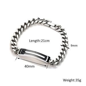 Pulsera de Acero Inoxidable con Logotipo Personalizado, Chapado en PVD, Resistente al Agua y al Deslustre, de Alta Calidad, al por Mayor - Product Image 5