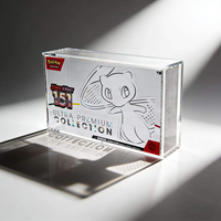 Boîte de collection en acrylique transparente pour Pokémon 151 UPC, anti-poussière, protection UV, couvercle de présentation