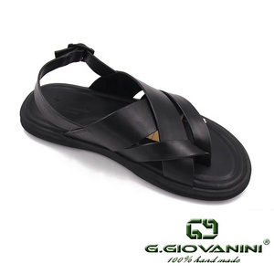 Hot Selling Summer Beach <strong>Sandals</strong> High Quality Pure Genuine <strong>Men's</strong> <strong>Rubber</strong> Leather <strong>Sandals</strong> for <strong>Men</strong> - Product Image 4
