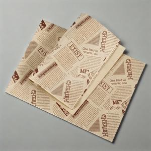 Papel de envolver de comida a prueba de grasa sándwich hamburguesa personalizado de alta calidad - Product Image 5