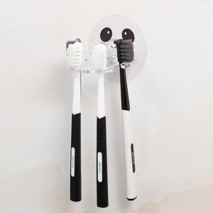 Support de rangement multifonctionnel suspendu à la maison pour articles de toilette en plastique pour brosse à dents pour enfants organisateur de dentifrice - Product Image 4