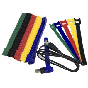 Correa de Sujeción Reutilizable de Doble Cara con Cierre de Gancho y Bucle, Correa Ajustable con Logotipo Personalizado Impreso, Brida de Cable de Gancho y Bucle de Doble Cara - Product Image 3
