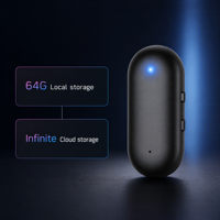 Vente directe usine – Mini dictaphone intelligent à commande vocale IA, chargement magnétique, prend en charge 81 langues (WAV/MP3), design portable, enregistrement longue durée, enregistrement en un clic