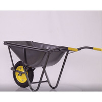 Carretilla de Construcción de Amplia Aplicación, Carretilla Unirueda WB3502 para Construcción, Agricultura y Jardinería