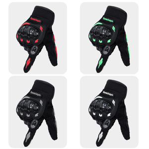 Motorcycle Riding <b>Gloves</b>, All-Season Outdoor Gear, Breathable in Summer & Warm in Winter, Hard Shell Anti-Fall Racing <b>Gloves</b> - Product Image 2