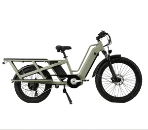 Oem ngoài trời giao thông vận tải 200 kg Ebike hàng hóa 26inch chất béo lốp xe đạp Trailer xe đạp hàng hóa - Product Image 5