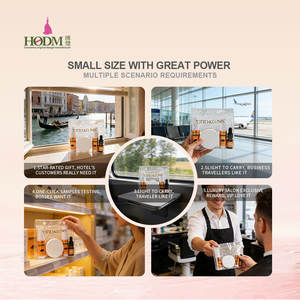 Kit de soins capillaires de voyage en marque propre, extrait d'huile d'argan, <span class=keywords><strong>shampoing</strong></span> et revitalisant <span class=keywords><strong>doux</strong></span> et sain pour hommes et femmes - Product Image 3