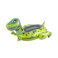 Flotteur de piscine gonflable personnalisé avec logo de dinosaure, licorne, flamant rose, dragon pour adultes, jouet de piscine pour enfants