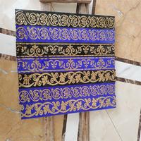 Plinthe intérieure en céramique couleur or et argent Bordure en céramique marbre 4x60 Bordure en céramique Carreaux de sol et de mur Bordure