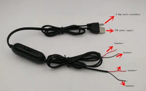 Amplificateur de puissance stéréo Taidacent MP3 avec contrô<span class=keywords><strong>le</strong></span> filaire, alimentation USB 5V, double 3W, carte d'amplification 8403 avec contrô<span class=keywords><strong>le</strong></span> du volume - Product Image 3